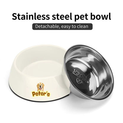 Custom Pet Bowls – Personalized Cartoon Photos & Text