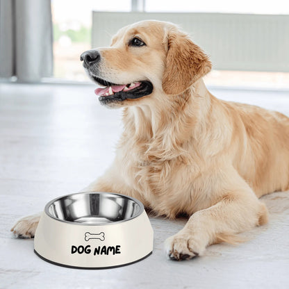 Custom Pet Bowls – Basic Style With Icon & Text