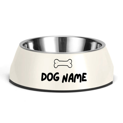 Custom Pet Bowls – Basic Style With Icon & Text