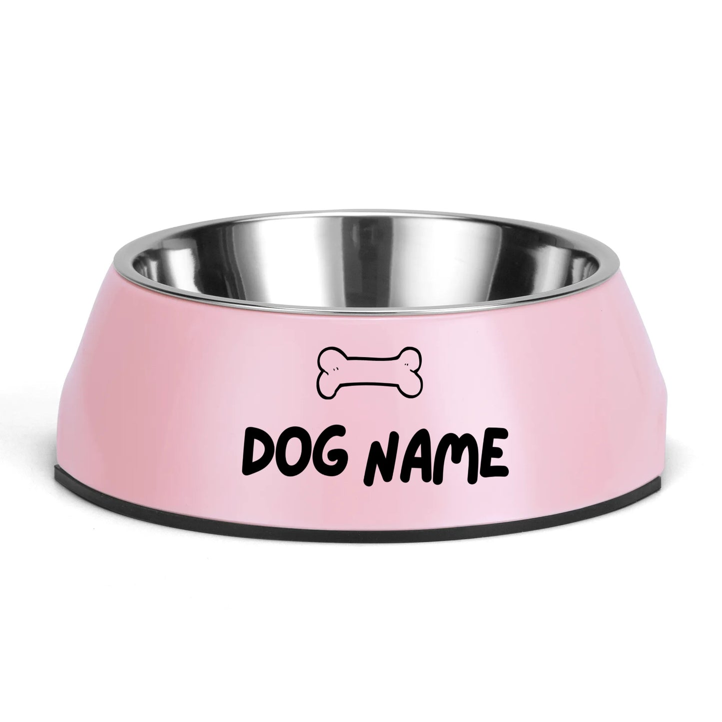 Custom Pet Bowls – Basic Style With Icon & Text