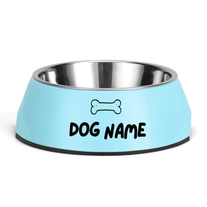 Custom Pet Bowls – Basic Style With Icon & Text