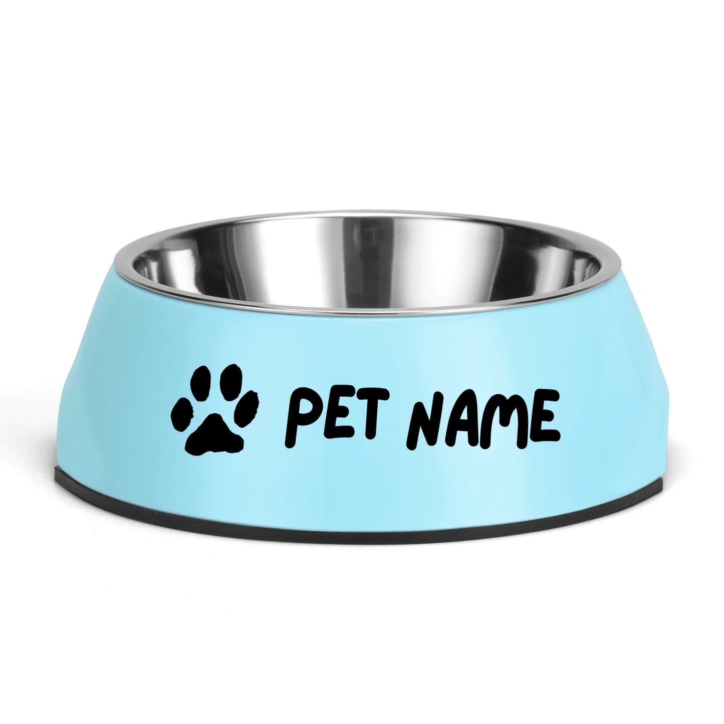 Custom Pet Bowls – Basic Style With Icon & Text