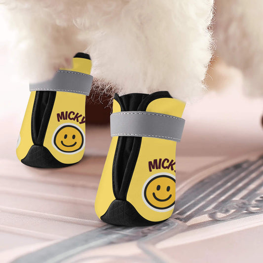 AGLUU Custom Dog Outdoor Boots - Smiling