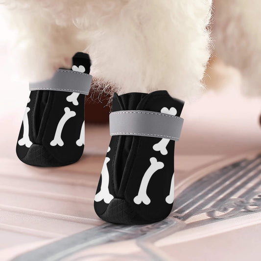 AGLUU Dog Outdoor Boots - Cute Bone