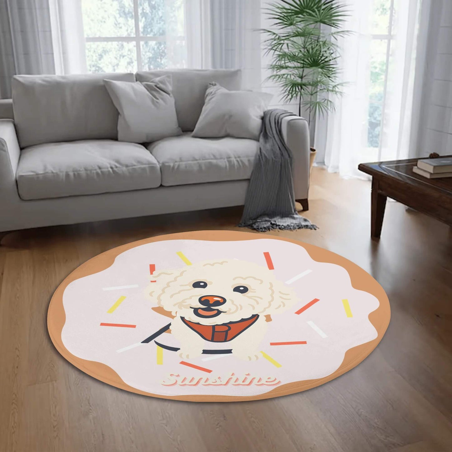 Custom Pet Rug - Doughnut Style