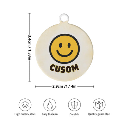 Custom Dog/Cat Tags - Smile
