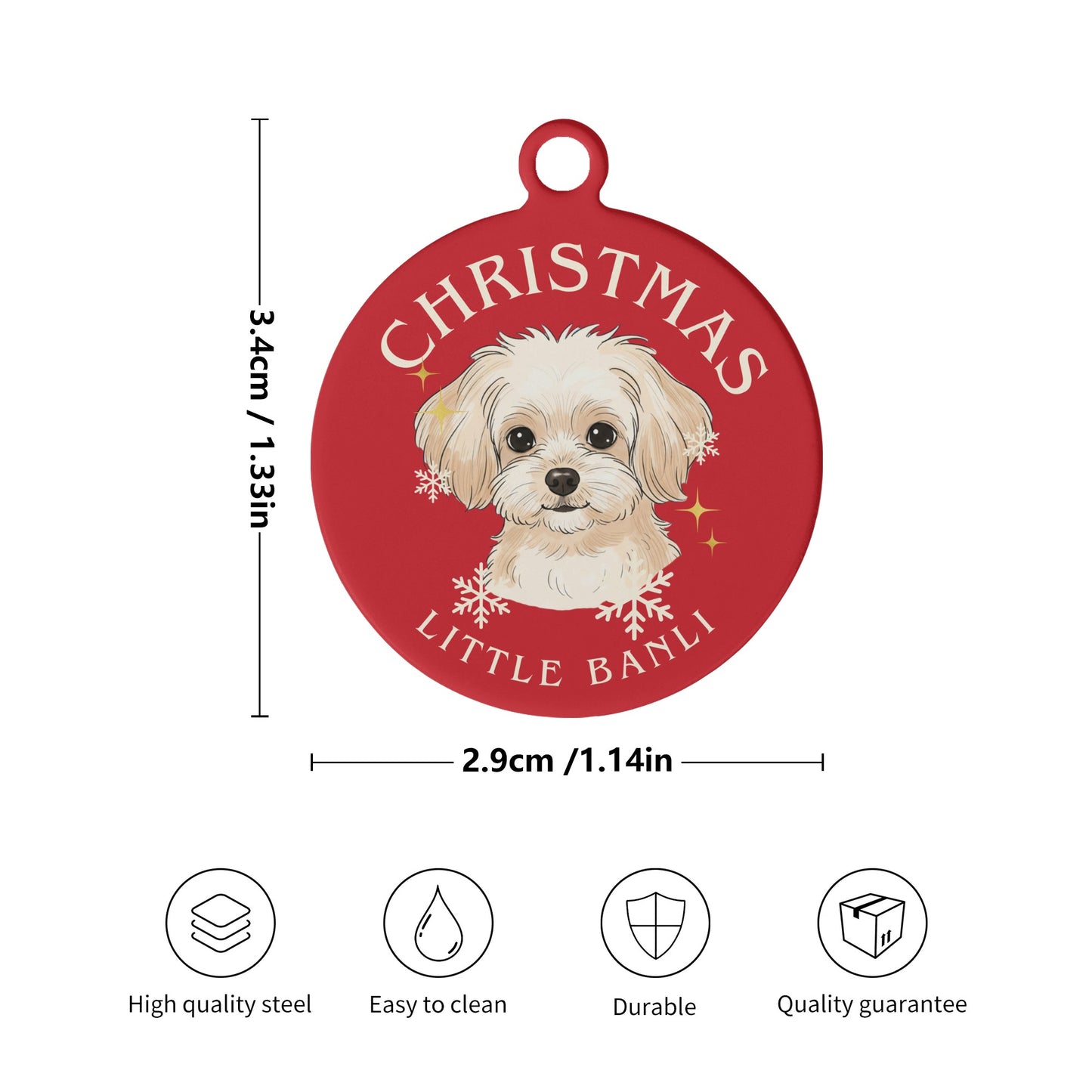 Custom Dog/Cat Tags - Christmas Limited