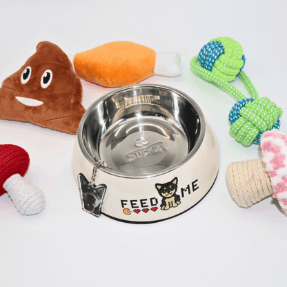 Custom Pet Bowls – Cartoon Pixel Style