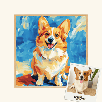 Customized Pet Painting, Oil Painting Style