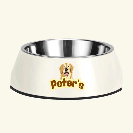 Custom Pet Bowls – Personalized Cartoon Photos & Text